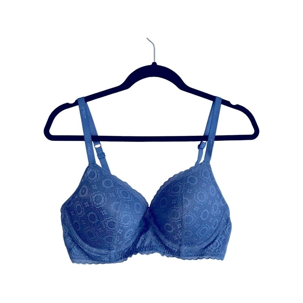 AERIE Turquoise Lace Light Lined Bra Size 38 C